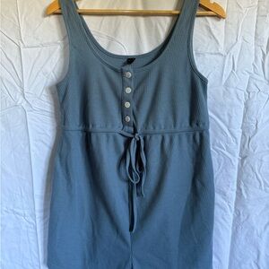 SHEIN Light Blue Romper
